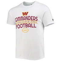 T-shirt blanc Starter Washington Commanders Prime Time pour homme