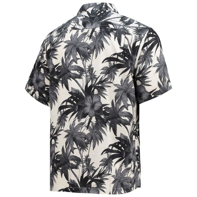 Chemise boutonnée Tommy Bahama Washington Commanders Sport Harbor Island Hibiscus Camp pour homme