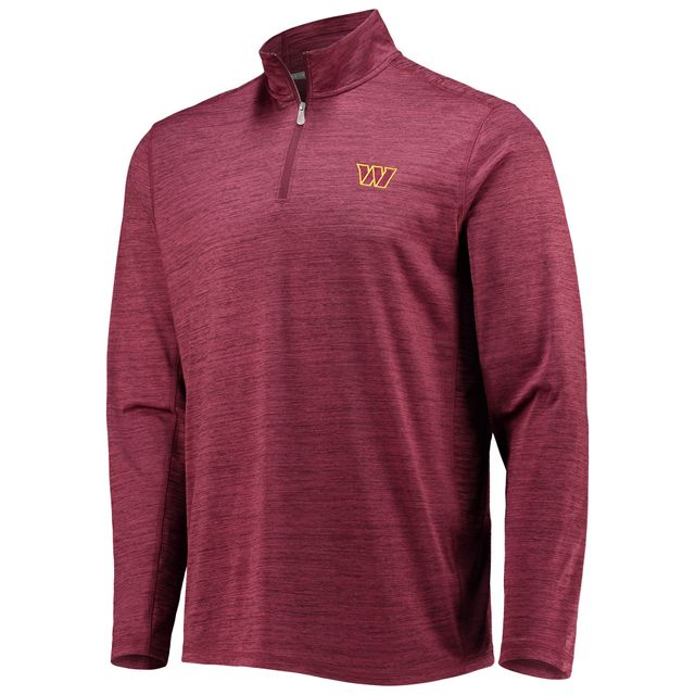 Haut à demi-zip Tommy Bahama bordeaux Washington Commanders Delray pour hommes