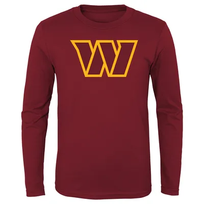Washington Commanders Preschool Team Logo Long Sleeve T-Shirt - Burgundy