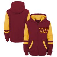 Preschool Burgundy Washington Football Team Stadium Full-Zip Hoodie