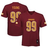 Préscolaire Chase Young Burgundy Washington Commanders Replica Player Jersey