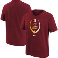 Preschool Nike Burgundy Washington Commanders Icon Wordmark - T-Shirt