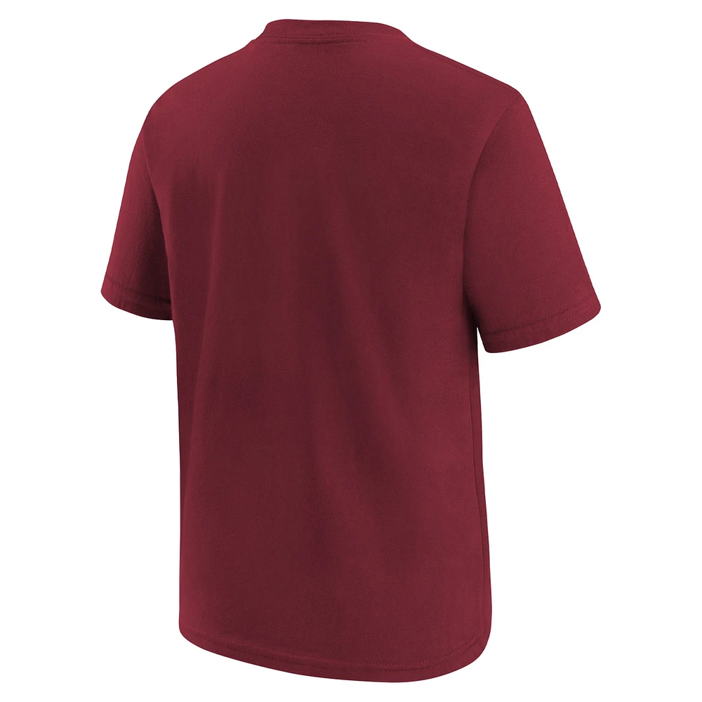 Preschool Nike Burgundy Washington Commanders Team Wordmark T-Shirt
