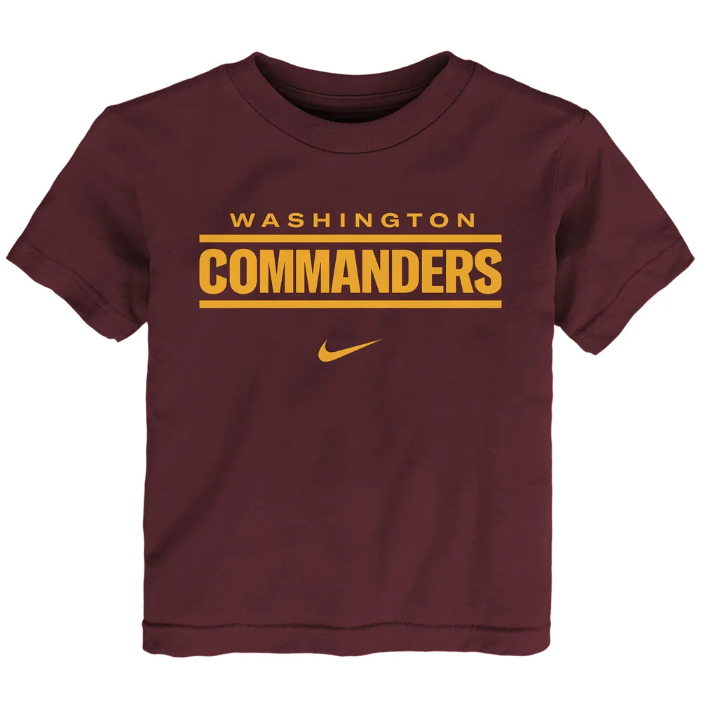 T-shirt préscolaire Nike Washington Commanders Wordmark bordeaux