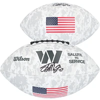 Terry McLaurin Washington Commanders Autographed Wilson 2024 Salute To Service Football 