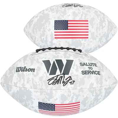 Terry McLaurin Washington Commanders Autographed Wilson 2024 Salute To Service Football 
