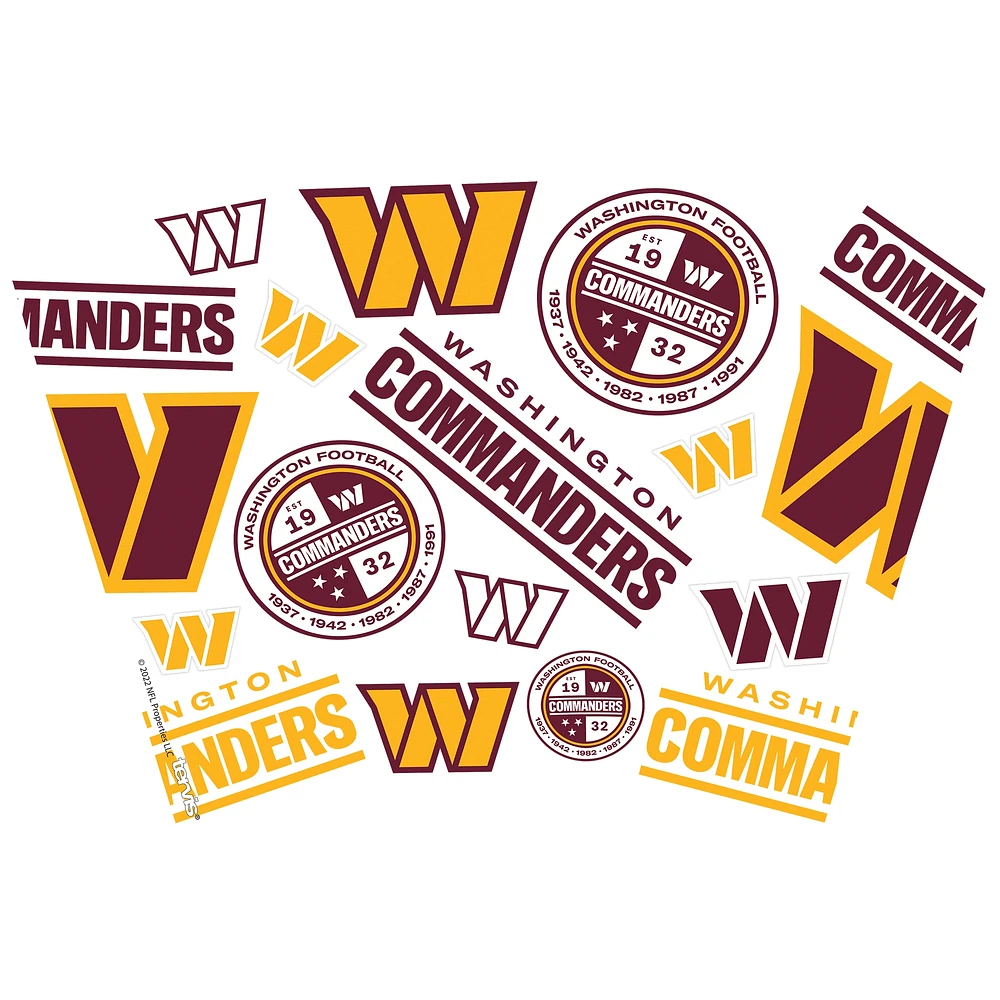 Tervis Washington Commanders NFL Lot de 2 allover et emblème