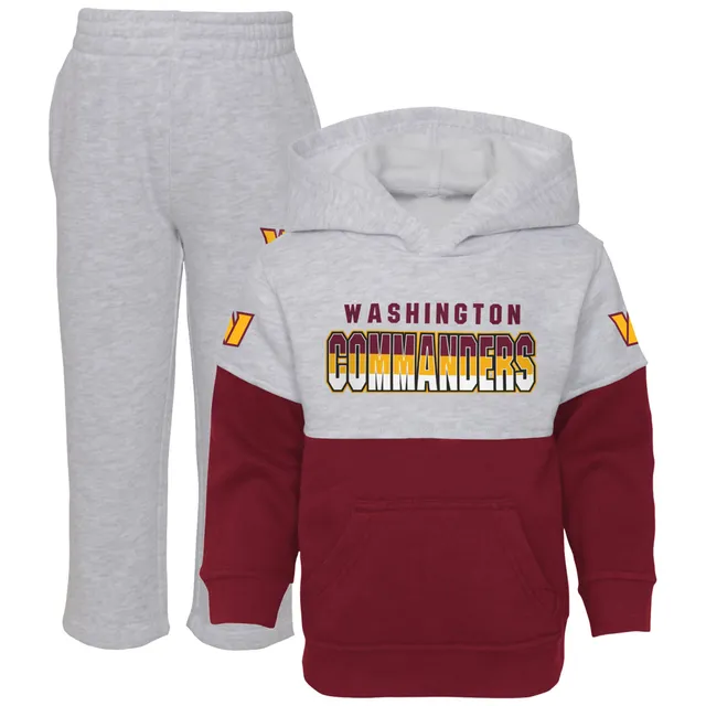 New York Giants Toddler Playmaker Hoodie and Pants Set - Heather Gray/Royal