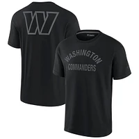 Unisex Fanatics Black Washington Commanders Elements Super Soft Short Sleeve T-Shirt