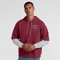 Unisex Fanatics  Burgundy Washington Commanders Sleek Elements Pullover Hoodie