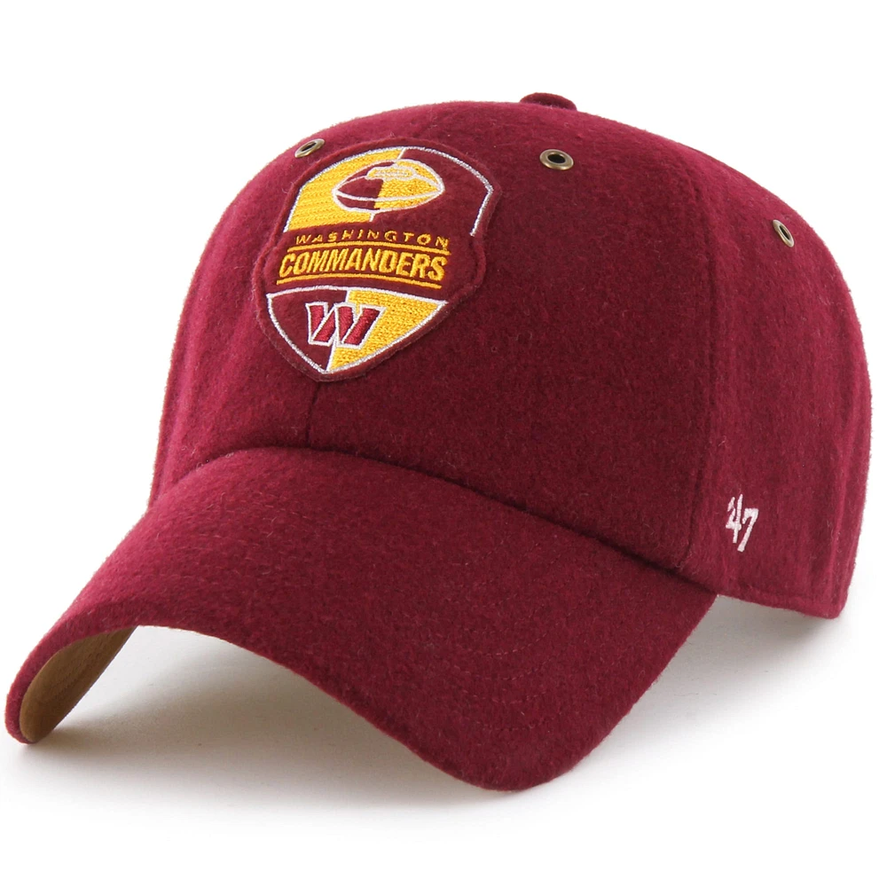 Unisex Stoney Clover Lane x '47 Burgundy Washington Commanders Field Goal Clean Up Adjustable Hat