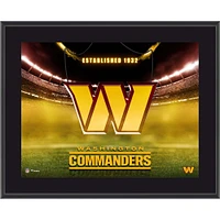 Washington Commanders 10.5" x 13" Horizontal Team Logo Sublimated Plaque