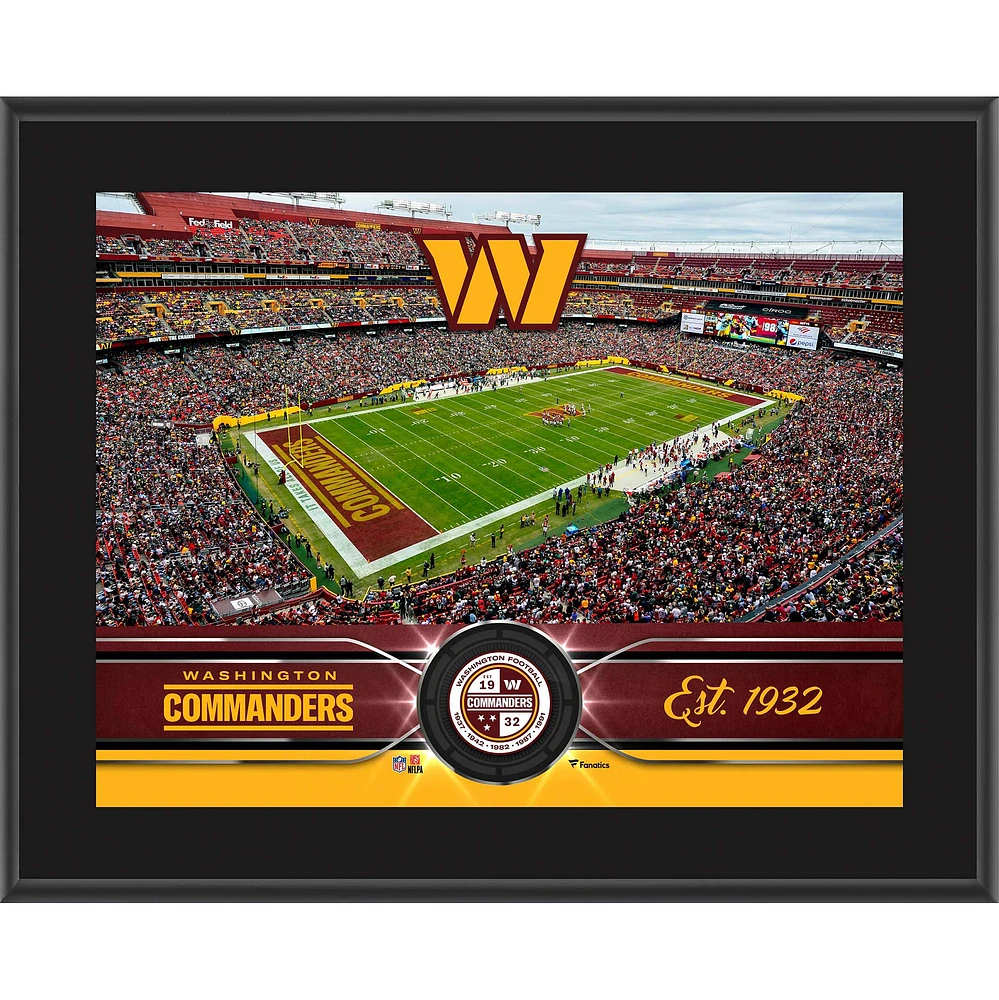 Washington Commanders 10.5" x 13" Sublimated Team Plaque