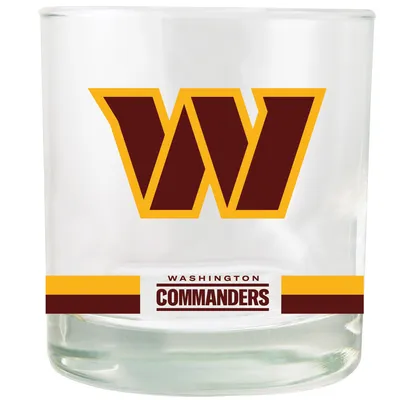 Washington Commanders 10oz. Banded Rocks Glass