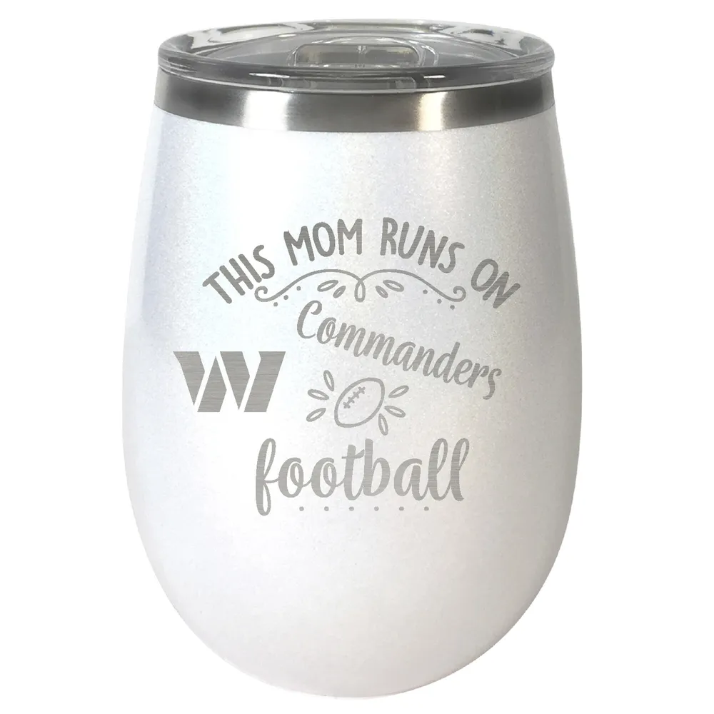 Lids Washington Commanders 10oz. This Mom Opal Wine Tumbler