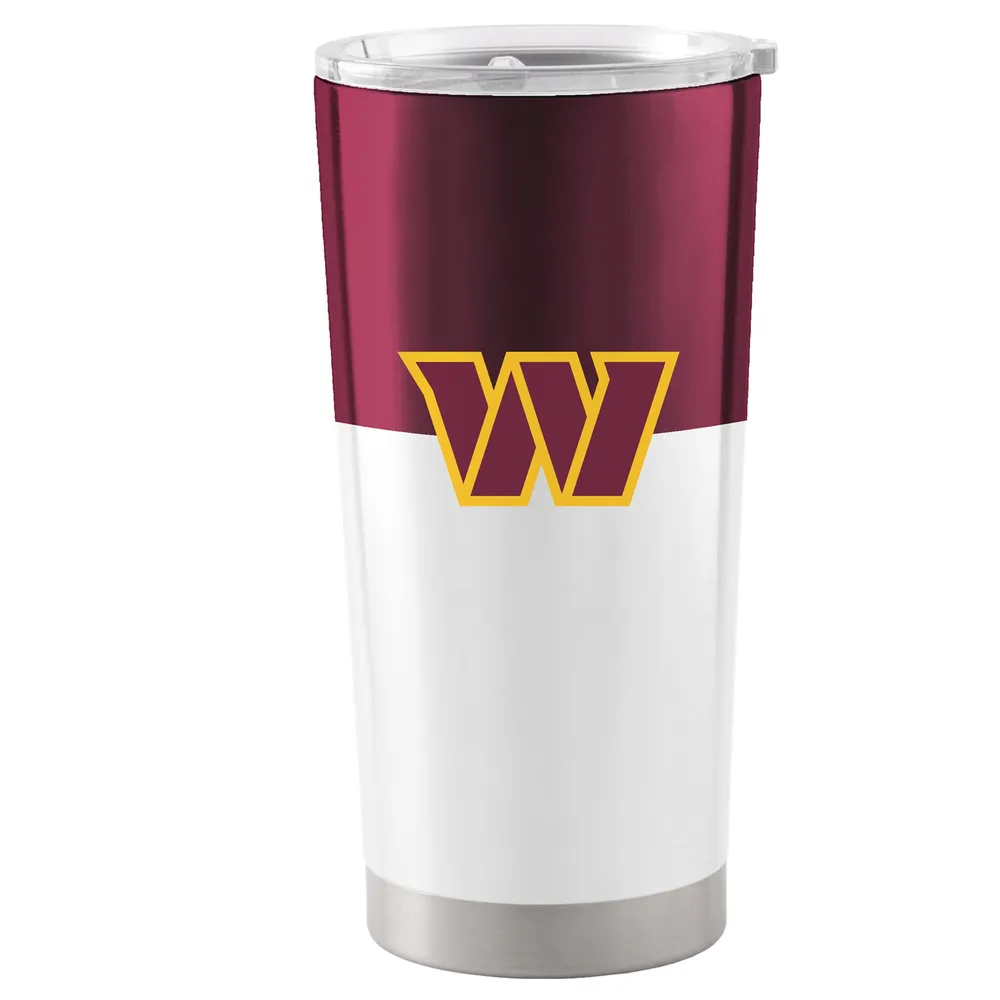 Lids Washington Commanders 20oz. Colorblock Stainless Steel Tumbler