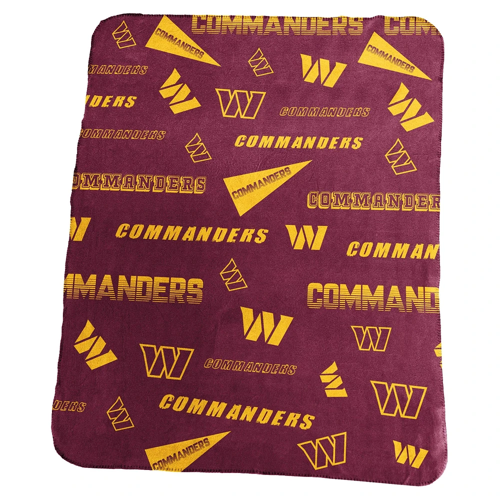 Washington Commanders 50" x 60" Classic Fleece Blanket