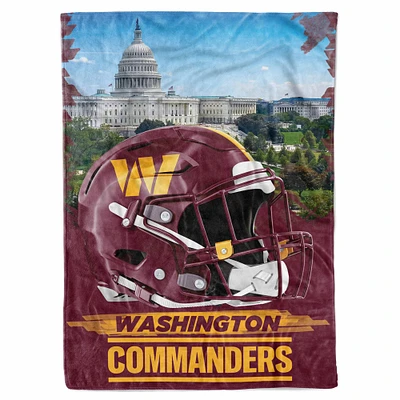 Washington Commanders 66" x 90" City Sketch Blanket