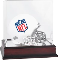 Présentoir pour mini casque avec logo de l'équipe en acajou des Washington Commanders