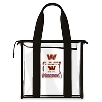 WEAR by Erin Andrews Washington Commanders Stadium Tote Bag with Team Color Trim