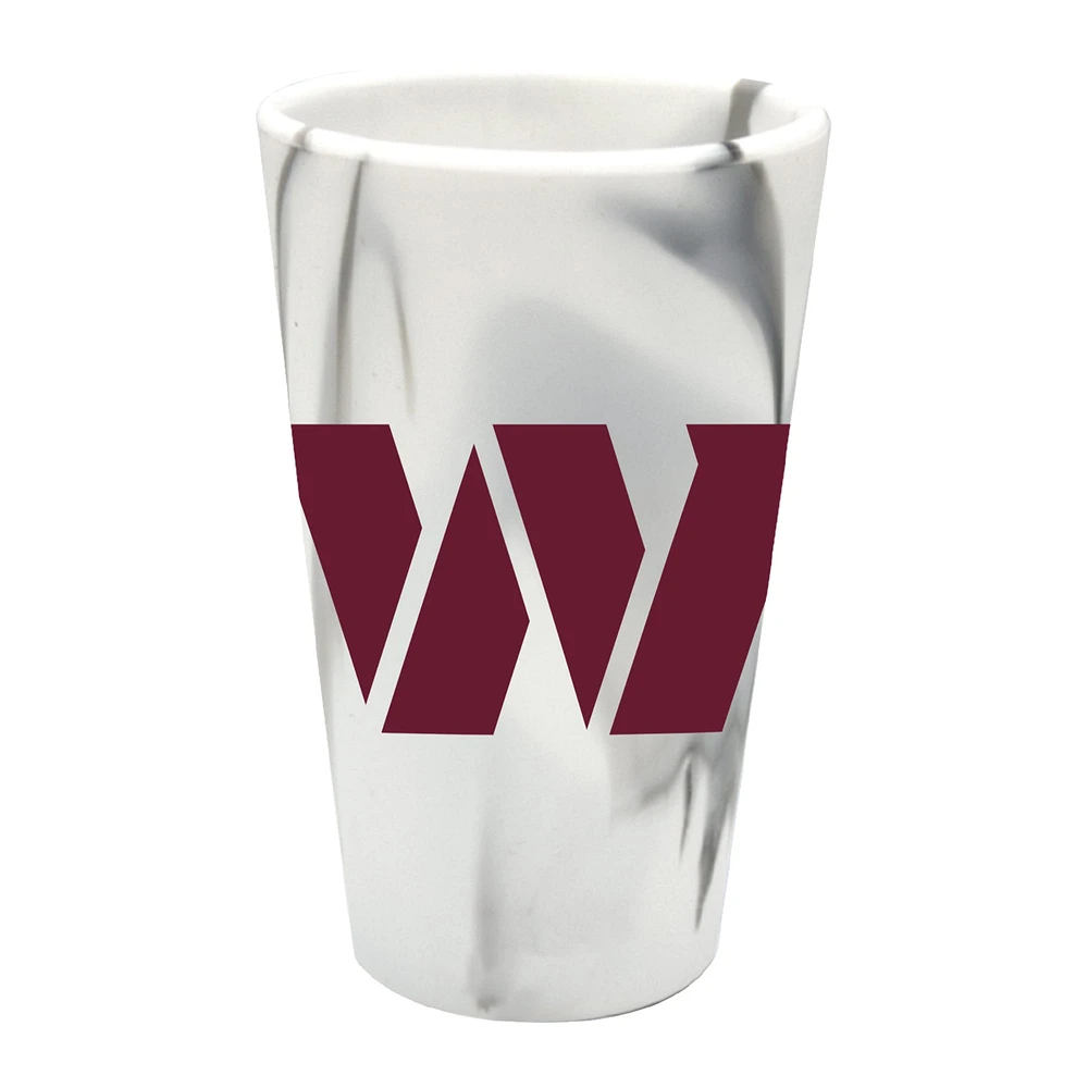 WinCraft Washington Commandants 16oz. Verre à pinte en silicone à la mode