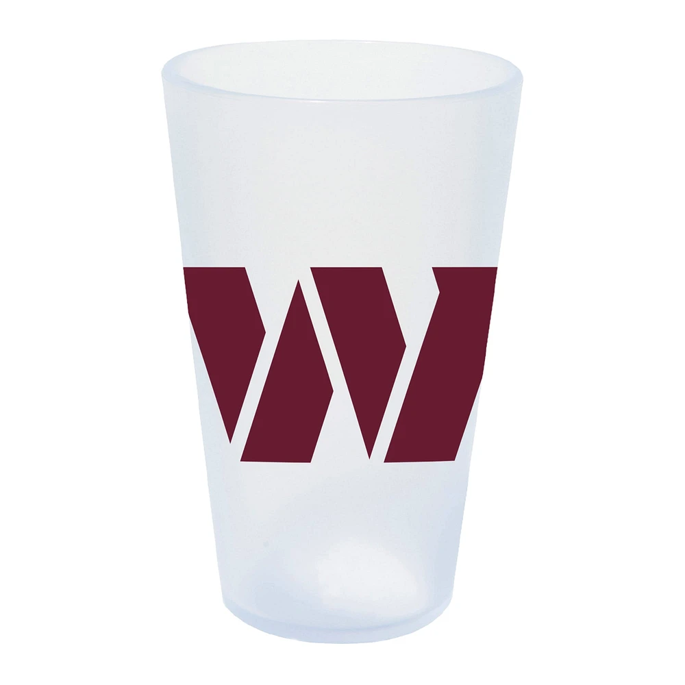 WinCraft Washington Commanders 16oz. Icicle Silicone Pint Glass