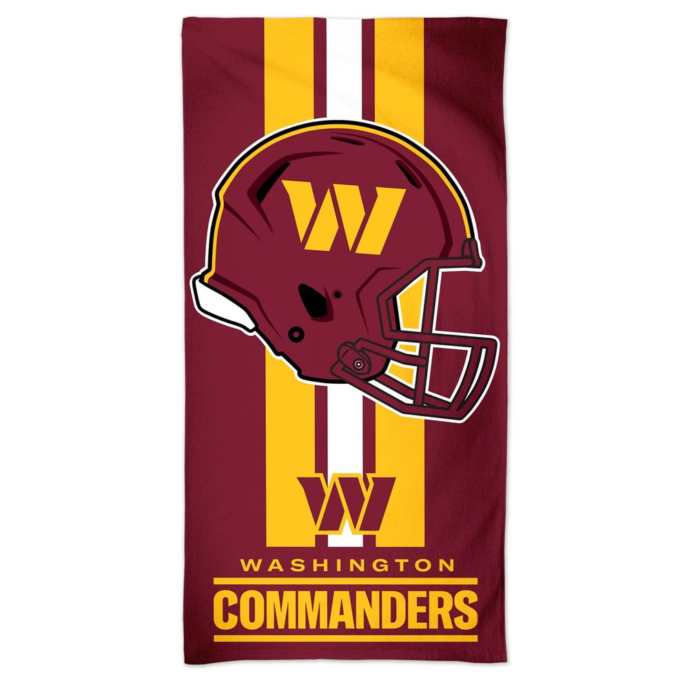 WinCraft Washington Commanders 30" x 60" Primary Spectra - Beach Towel