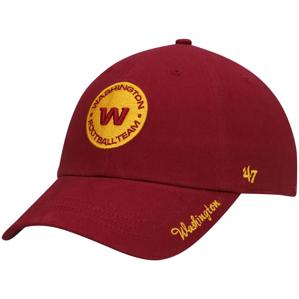 Casquette réglable pour femme '47 Burgundy Washington Football Team Miata Clean Up Primary