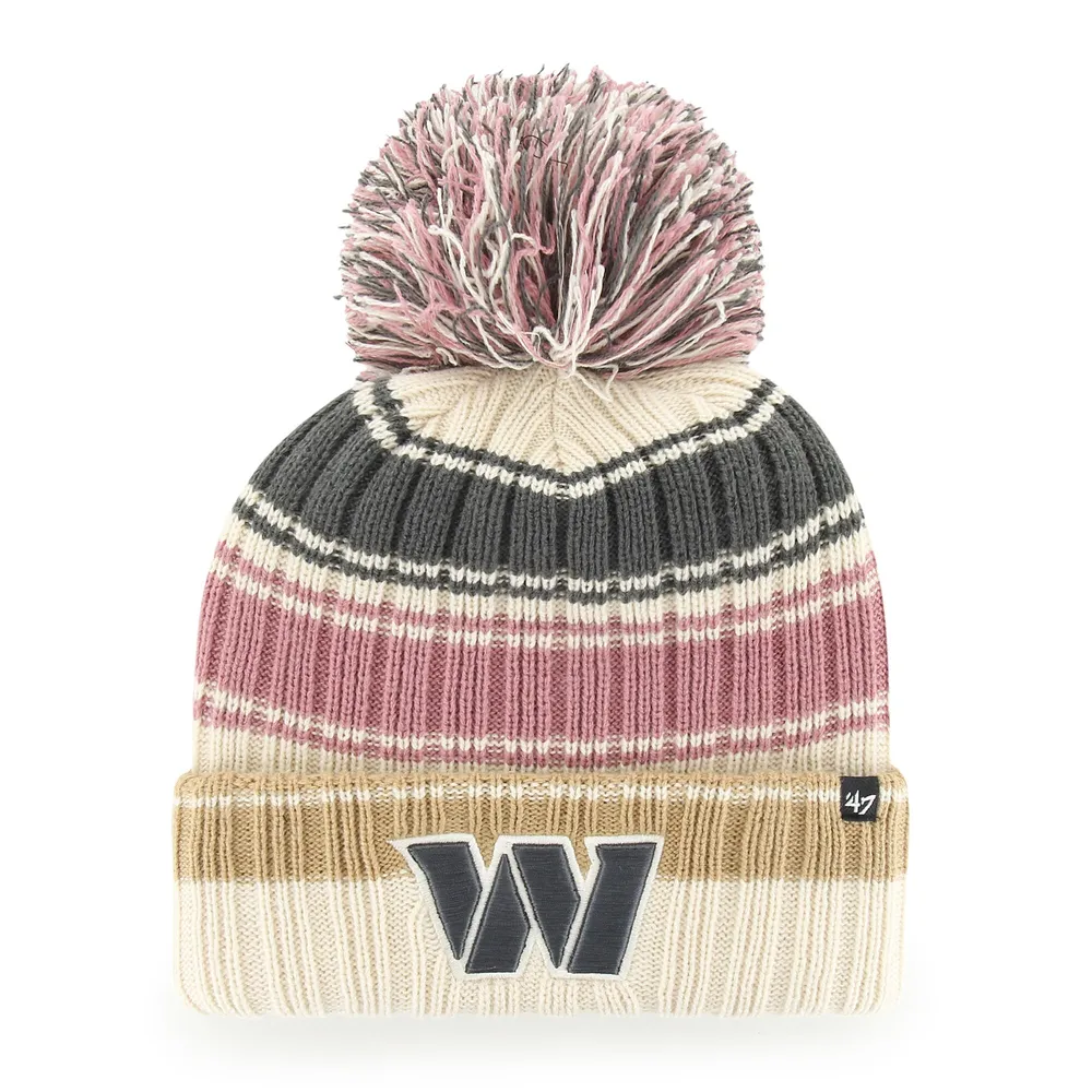 Women's '47 Black Seattle Seahawks Serengeti Beanie with Pom