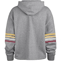 Women's '47 Heather Gray Washington Commanders Upland Bennett Pullover Hoodie