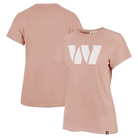 Women's '47  Light Pink Washington Commanders Premier Frankie T-Shirt