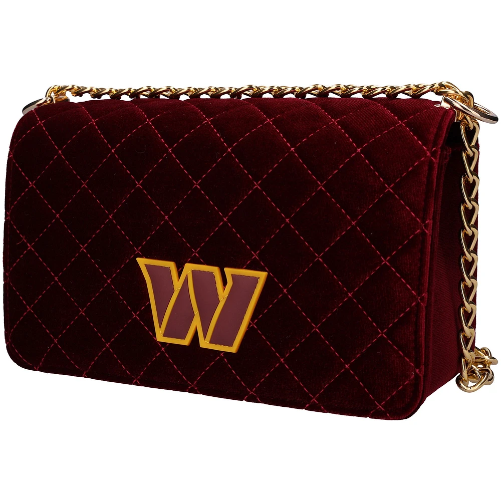 Women's Cuce Washington Commanders Velvet Team Color Bag