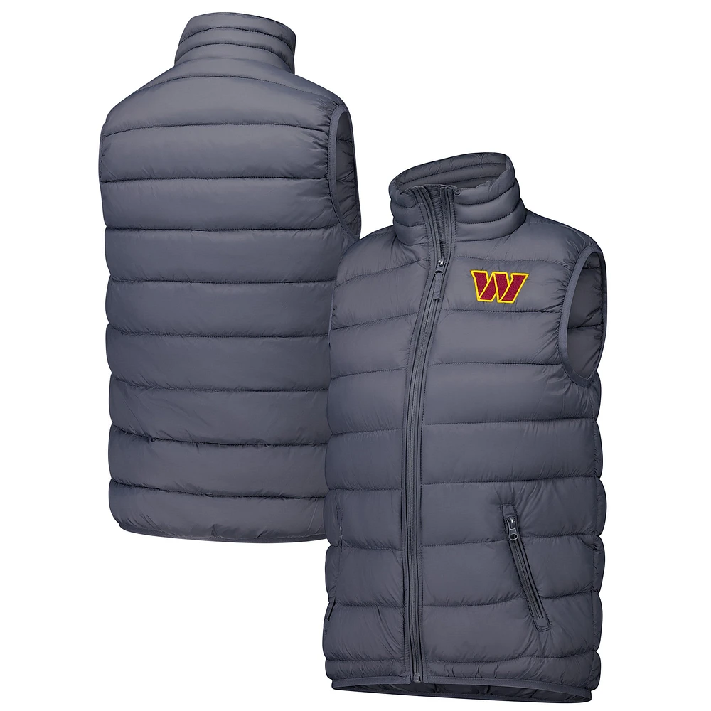 Gilet zippé complet pour femme Dunbrooke Charcoal Washington Commanders Alberta