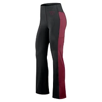 Women's Fanatics Black Washington Commanders Studio Fitted Flared Leggings