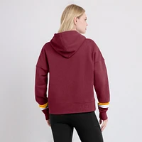 Women's Fanatics  Burgundy Washington Commanders Over Under Pullover Hoodie