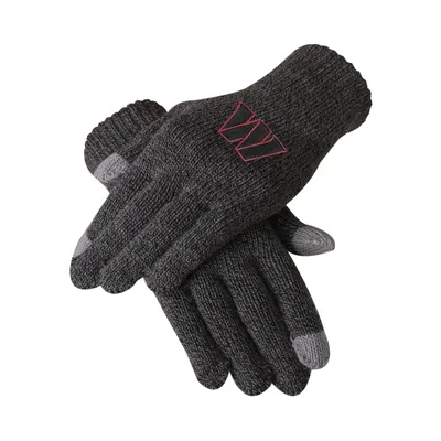Washington Commanders FOCO Women's Knit Gloves - Charcoal