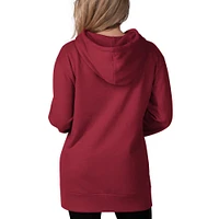 Women's G-III 4Her by Carl Banks Burgundy Washington Commanders Extra Inning Logo - Pullover Hoodie