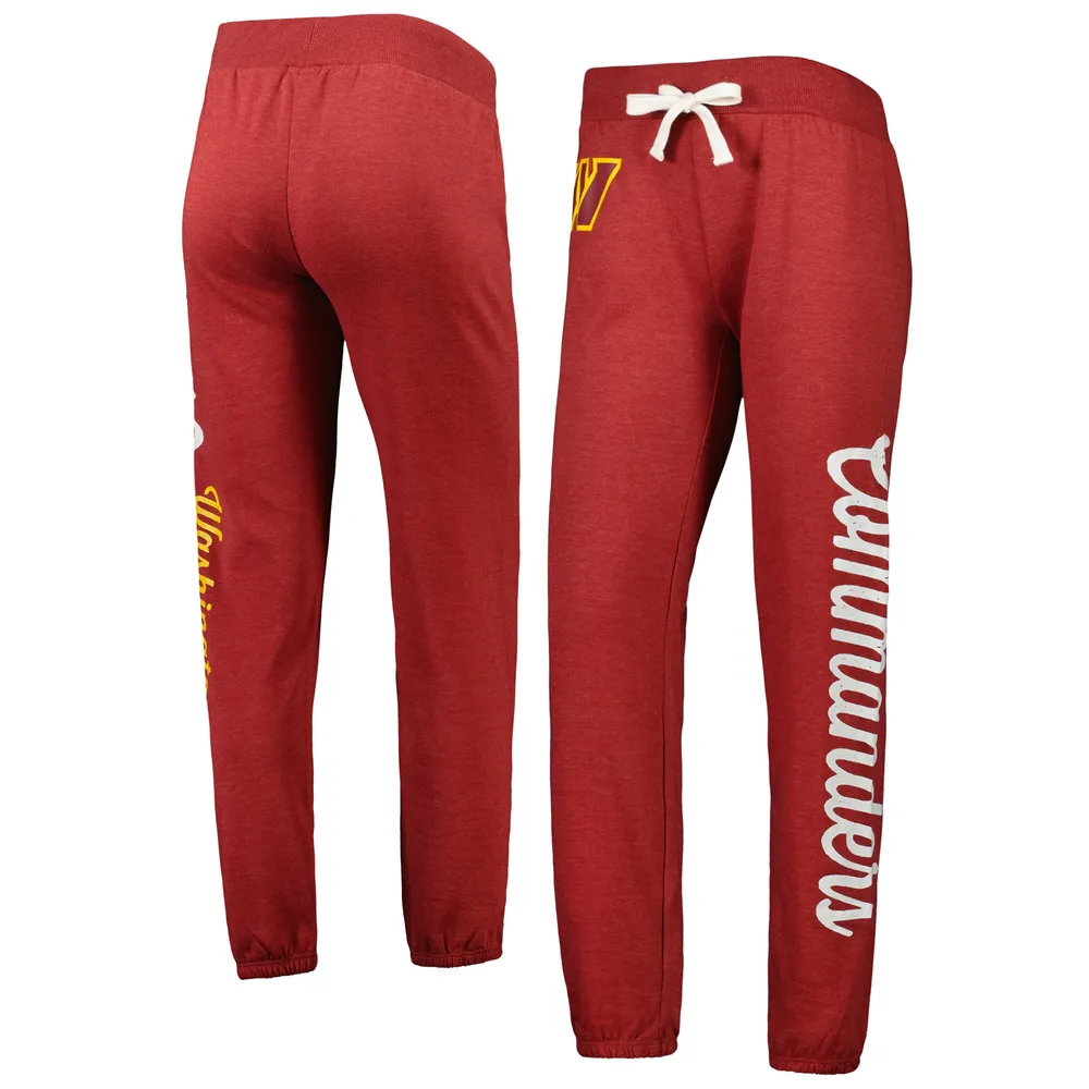 Women's G-III 4Her by Carl Banks Burgundy Washington Commanders Scrimmage Fleece Pants