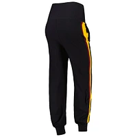 KIYA TOMLIN Pantalon de jogging noir Washington Commanders Stripe Tri-Blend pour femme