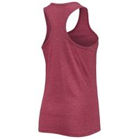 Women's New Era Burgundy Washington Commanders Scoop Neck Racerback Tank Top