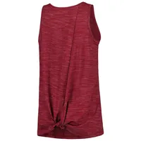 Women's New Era Burgundy Washington Commanders Space Dye Tie-Back Tank Top