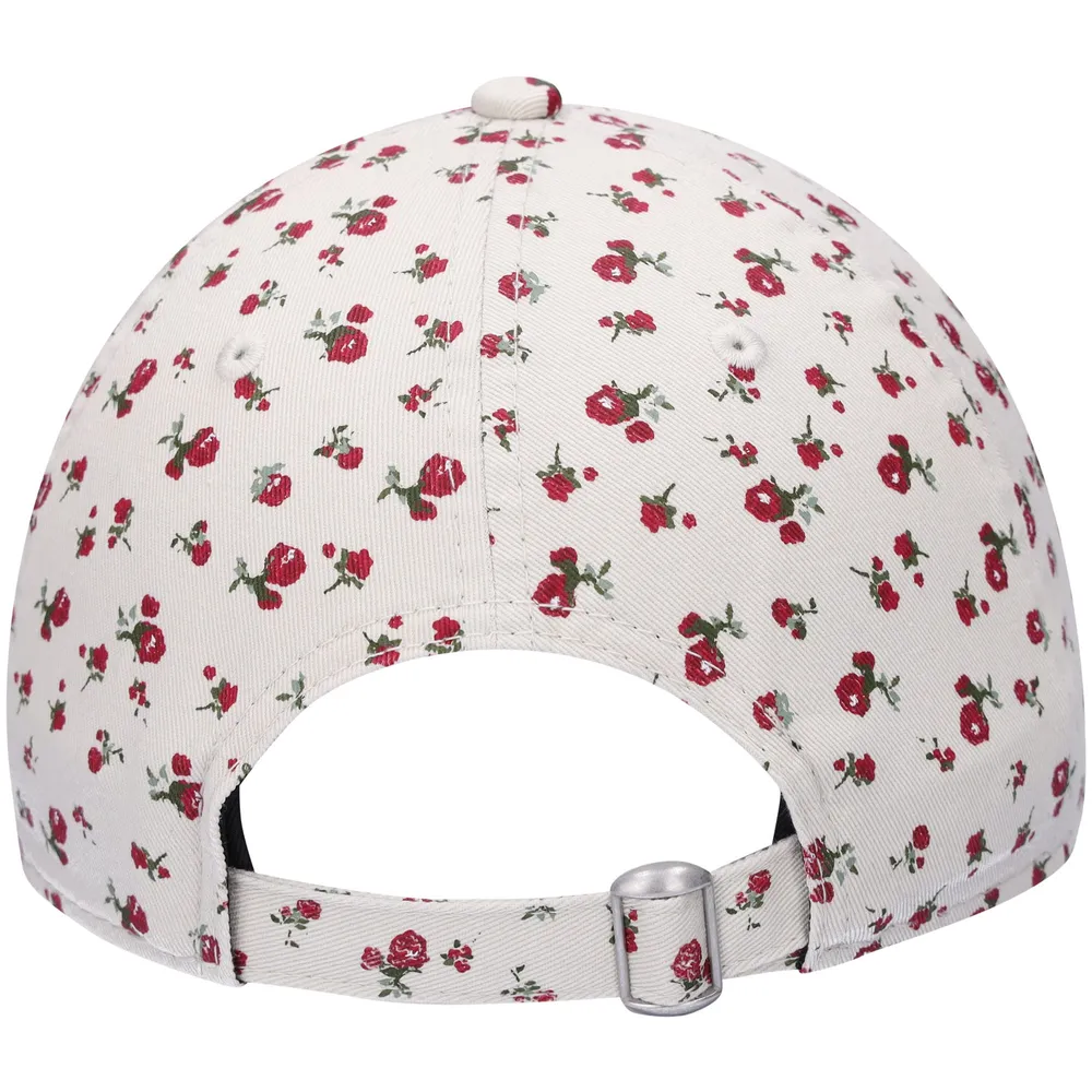 Casquette ajustable Washington Commanders Floral Ivy 9TWENTY New Era pour femme crème