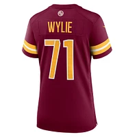 Women's Nike Andrew Wylie Burgundy Washington Commanders Game Player Jersey