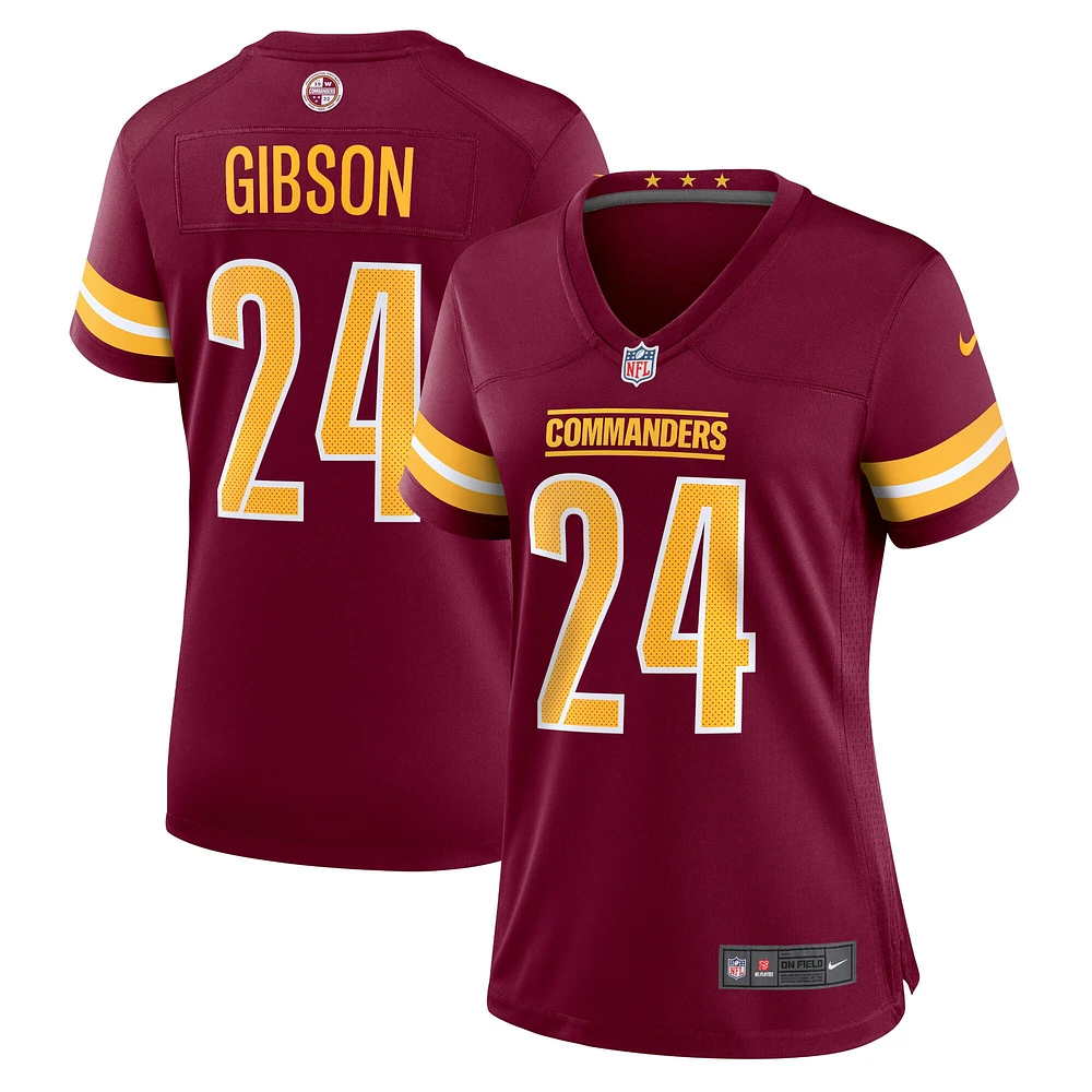 Maillot de match Nike Antonio Gibson pour femmes, bordeaux, Washington Commanders