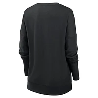 Sweat-shirt Nike noir Washington Commanders Rewind Playback Icon Performance pour femme