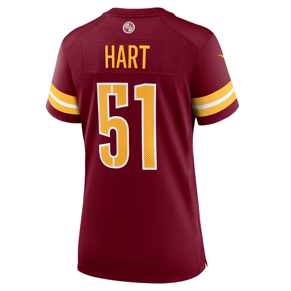 Women's Nike Bobby Hart  Burgundy Washington Commanders Game Jersey