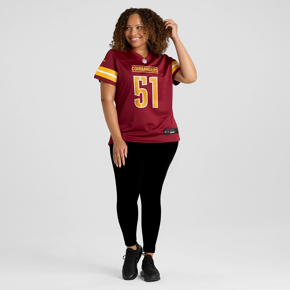 Women's Nike Bobby Hart  Burgundy Washington Commanders Game Jersey