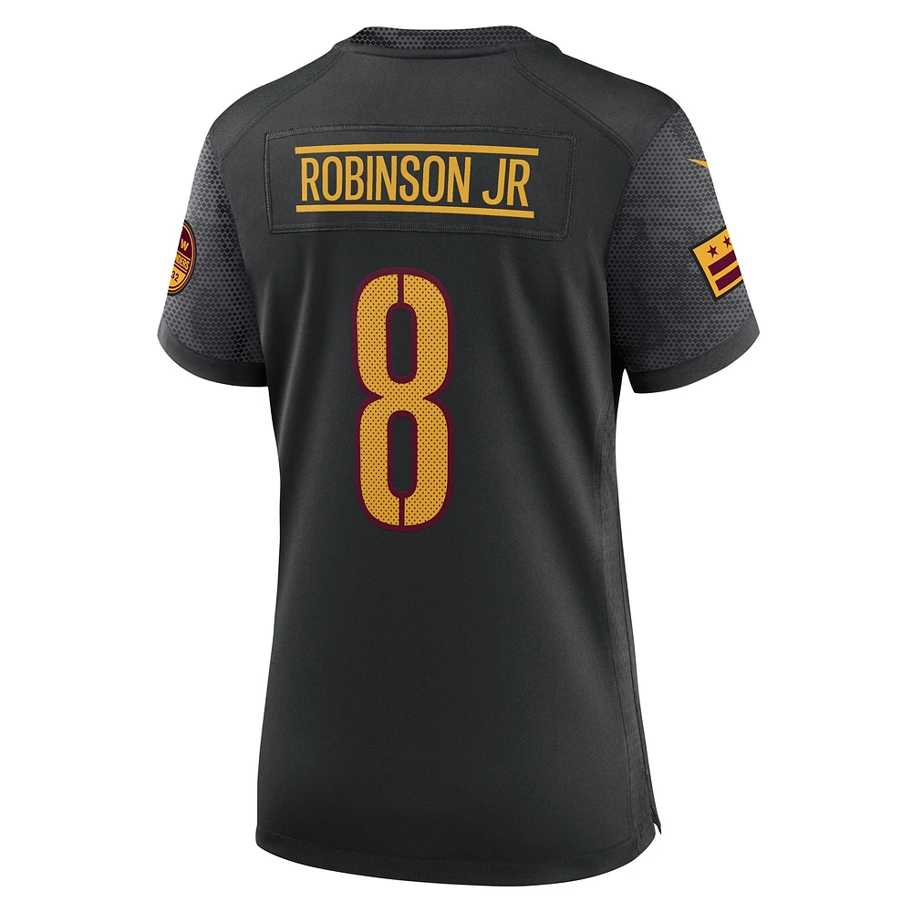 Maillot de joueur Nike Brian Robinson Jr. pour femme, noir, Washington Commanders