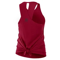 Women's Nike Burgundy Washington Commanders Glory Crisscross Performance Tank Top